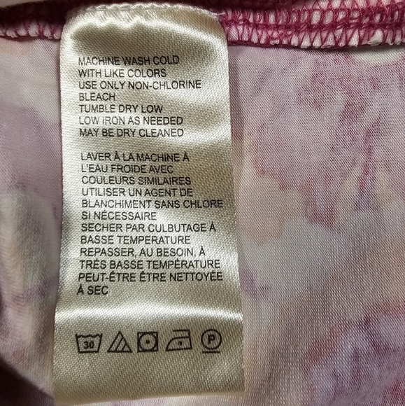 Free People Give Me More Pink Multi Floral Half Sleeve Crop Top Pop Combo Medium - Picture 12 of 14